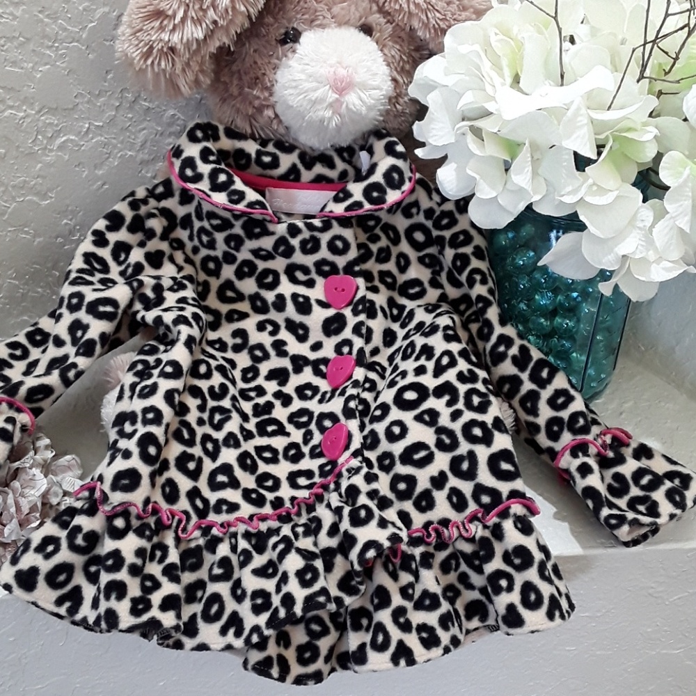 Kids Headquarters leopard print jacket